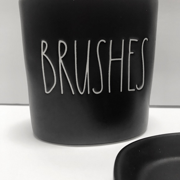 🆕 🖤 🎉HP🎉New Rae Dunn Black Collection 3pc Set - Picture 4 of 8